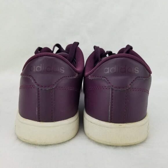 ✅Adidas Neo Baseline W Sneakers Merlot/Grey Women's 9 Athletic Shoes 3 Stripe - Picture 9 of 11